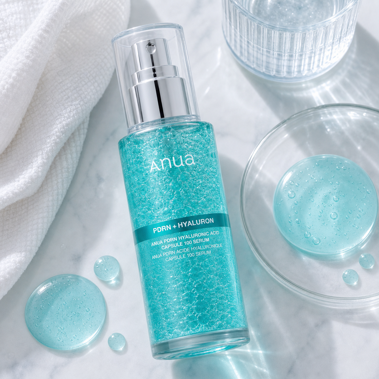 Generated editorial visual for ANUA PDRN Collagen Glow Facial Serum Spray variant 3