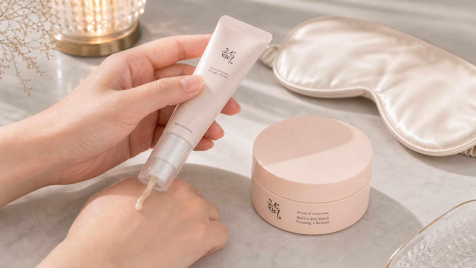 Generated editorial visual for Beauty of Joseon Revive Eye Serum with Retinal Niacinamide variant 2