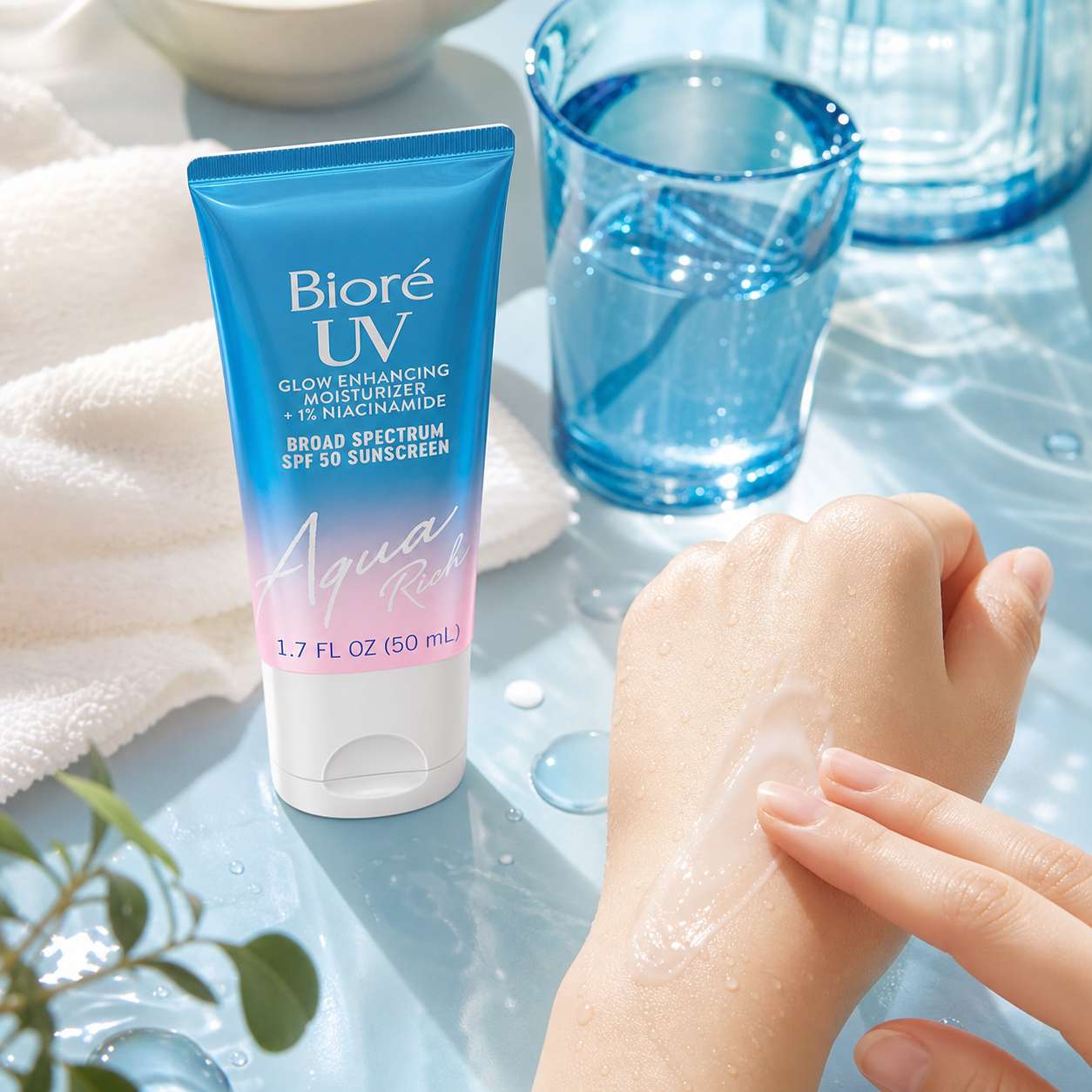 Bioré UV Aqua Rich Glow Enhancing Moisturizer SPF 50 variant 3