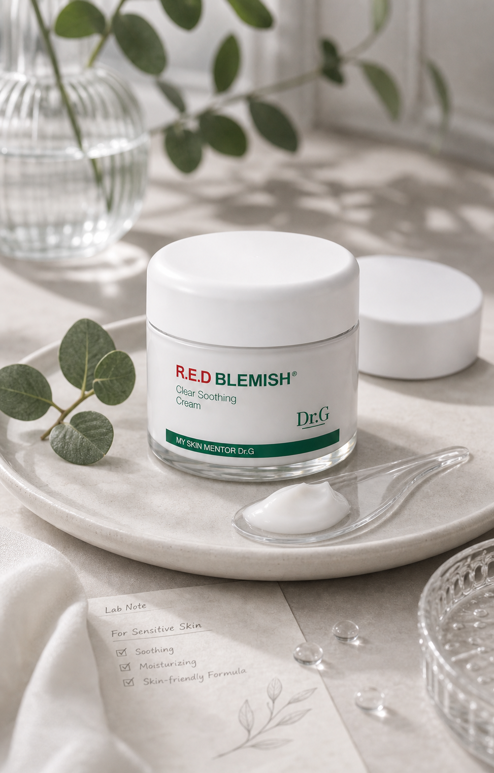 Generated editorial visual for Dr. G R.E.D. Blemish Clear Soothing Cream variant 2