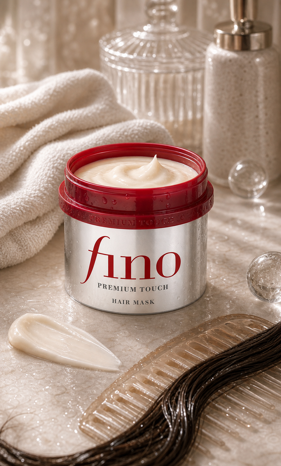 Generated editorial visual for Fino Premium Touch Hair Mask variant 2