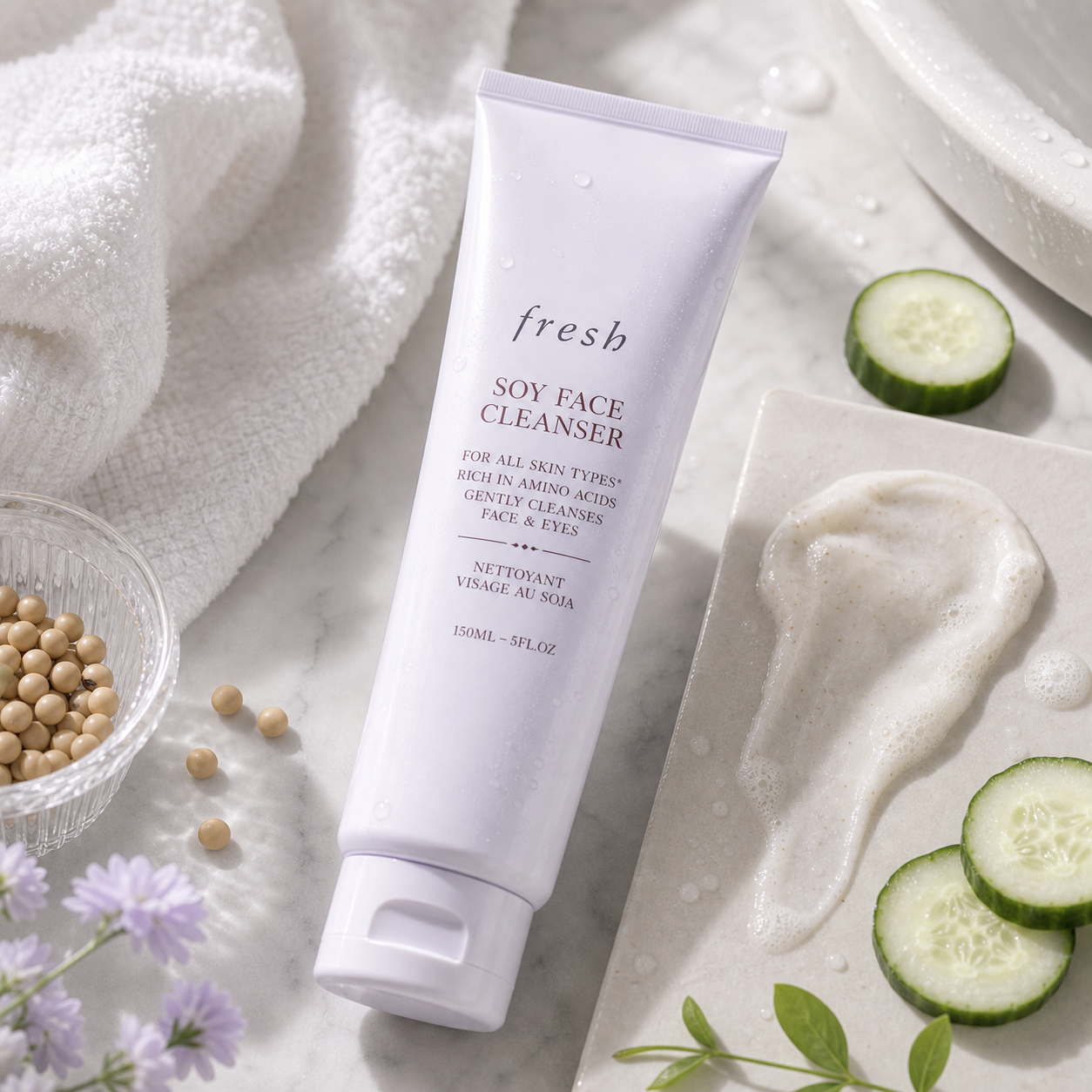Generated editorial visual for Fresh Soy Face Cleanser variant 3