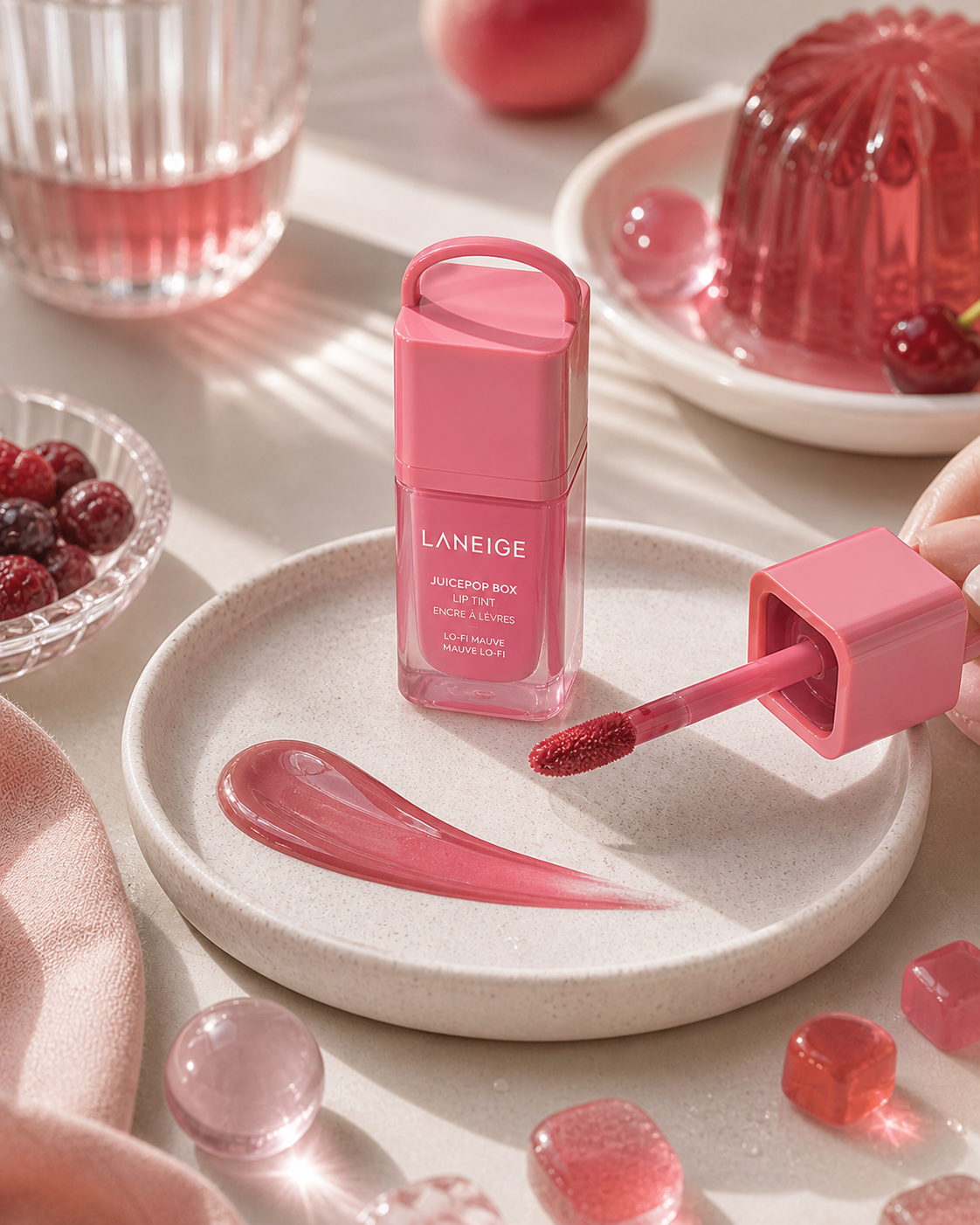 Generated editorial visual for LANEIGE JuicePop Box Lip Tint variant 2