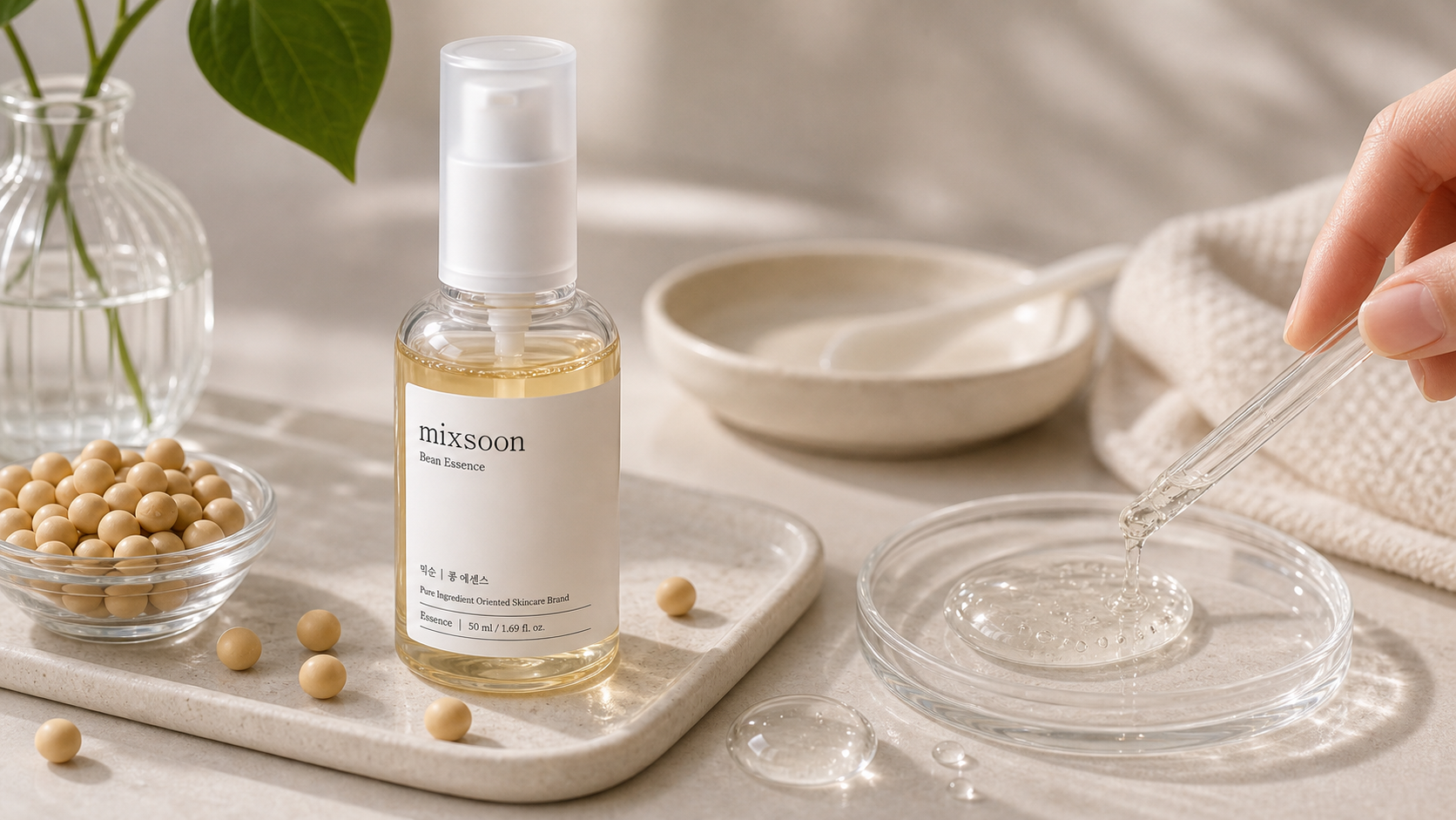 Generated editorial visual for mixsoon Bean Essence variant 3