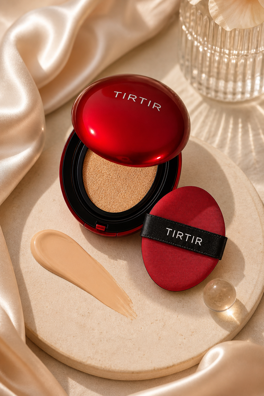 Generated editorial visual for TIRTIR Mask Fit Red Cushion Foundation variant 2